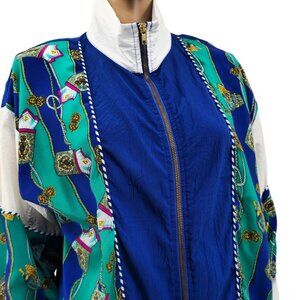 Vintage Silver Threads Windbreaker Jacket Women's Small